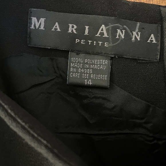 Mariana Petite Black Dress - Picture 3 of 5